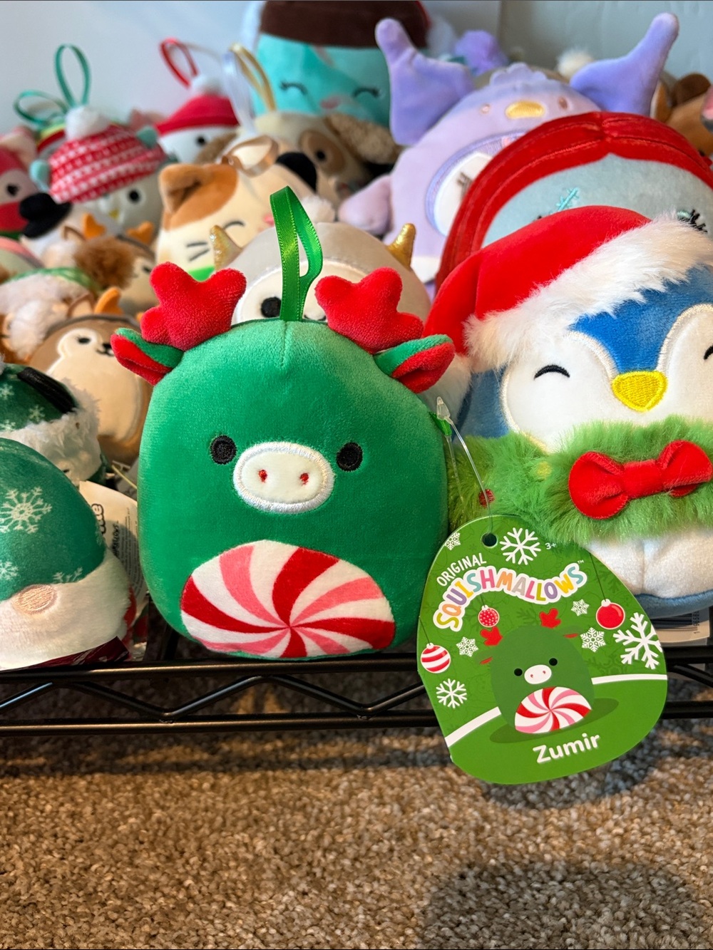 Zumir the Peppermint Moose Ornament